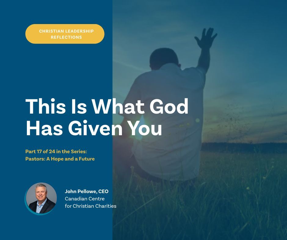 CCCCharities's tweet image. God has entrusted you with something specific.

John Pellowe, CEO of CCCC, reflects on faithfully stewarding what God has already placed in your hands.

cccc.org/news_blogs/joh…

#ChristianLeadership #Stewardship
