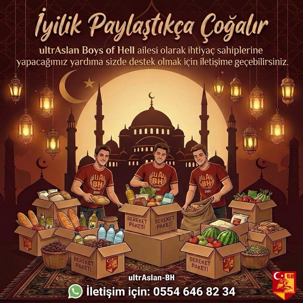 Mübarek Ramazan-ı Şerif hepimize hayırlar, bereket ve huzur getirsin.

Her yıl olduğu gibi ihtiyaç sahibi ailelerimize kumanya yardımlarımızı ulaştırıyoruz.

Bu mübarek ayda iyiliğe vesile olmak isteyen gönüldaşlarımız WhatsApp iletişim hattı üzerinden ulaşabilirler.
#ultrAslanBH