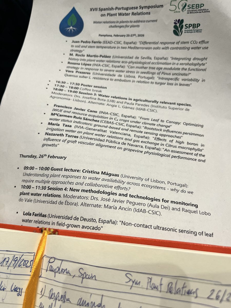 lolafarinas's tweet image. 🥑Glad to attend XVII Symposium on Plant Water Relations

I presented our work on using NC-RUS to monitor #avocado trees in the field. Our findings highlight #ultrasonic parameters as a sensitive proxy for leaf water status even during near-isohydric behavior 

#Multidisciplinary
