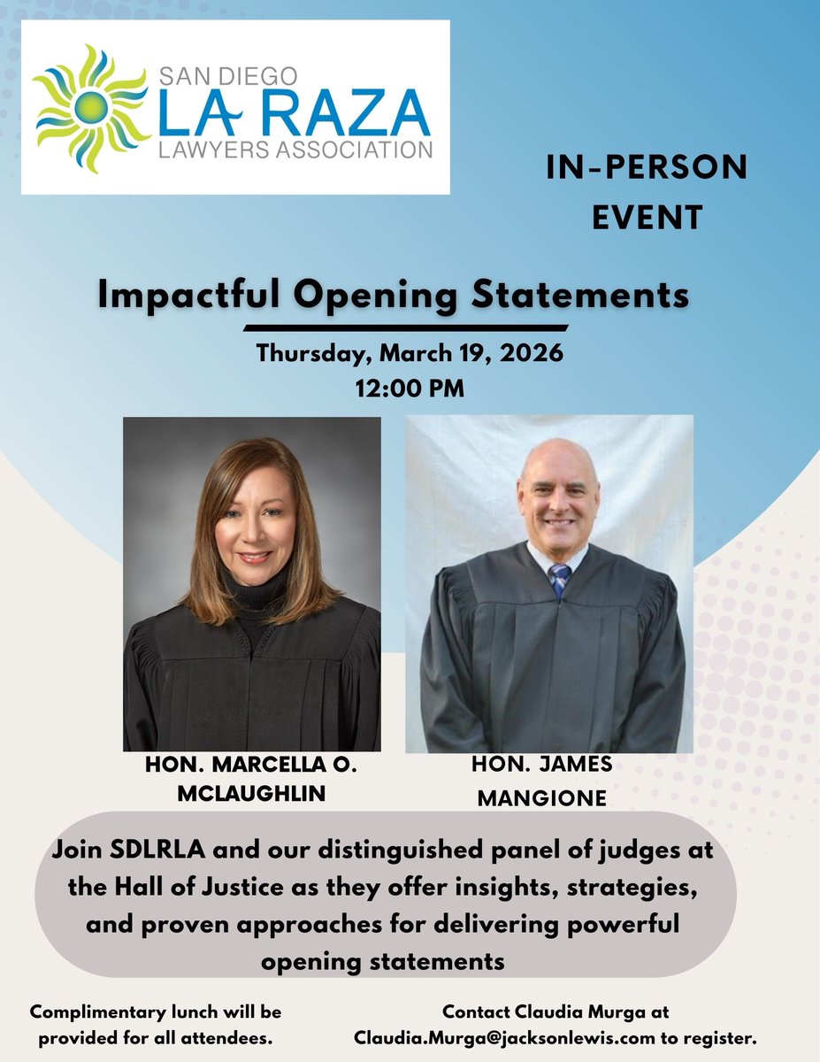 San Diego La Raza Lawyers Association tweet media