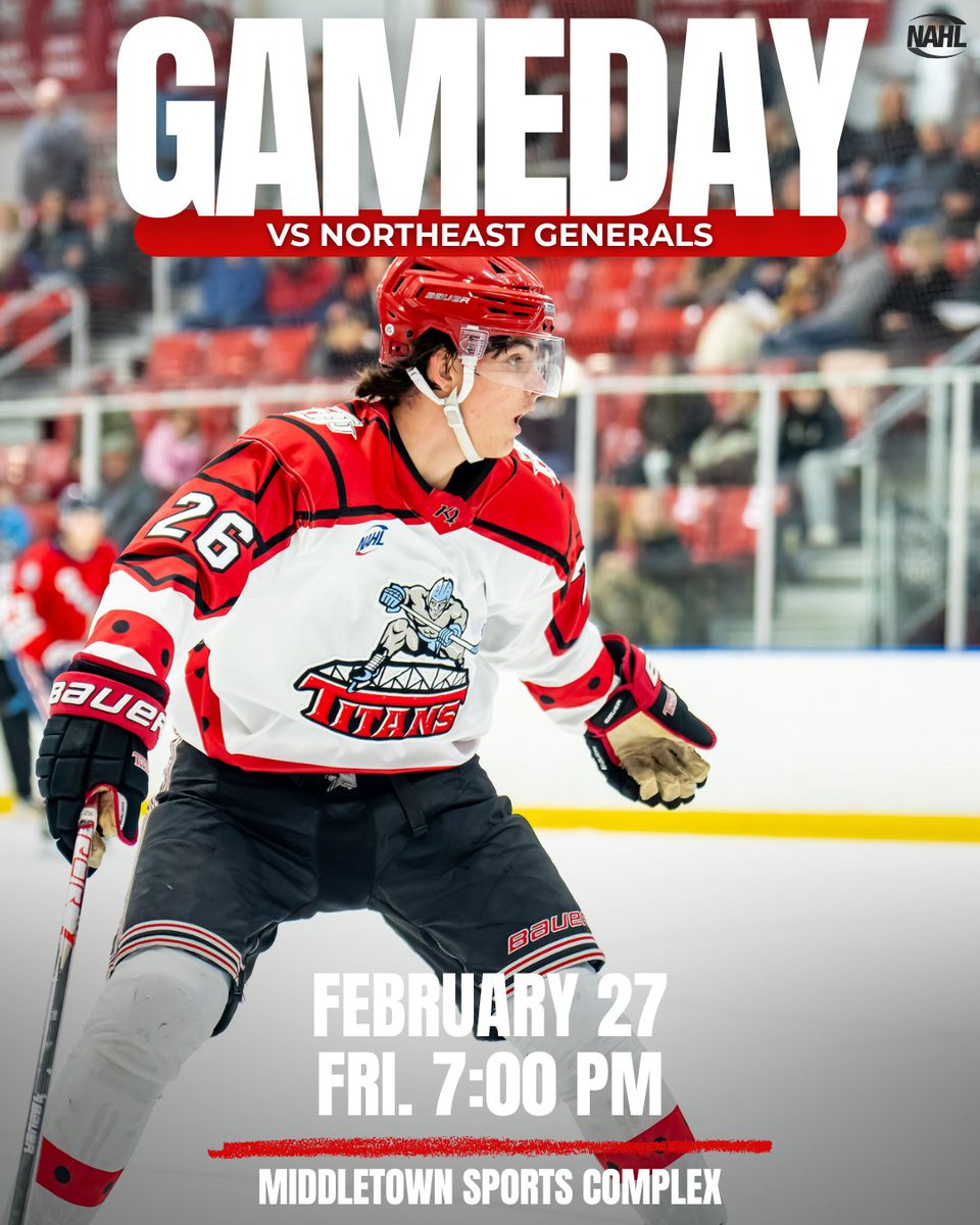 New Jersey Titans - NAHL tweet media