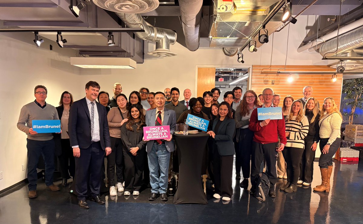 Bruneluni's tweet photo. 🍁 Brunel meets Canada 🇨🇦

65 alumni and 30 Canadian offer holders joined us in Toronto and Vancouver to celebrate community, connection and Brunel pride.

Great to see alumni across year groups inspiring our future students alongside Professor Andrew Jones. https://t.co/1kjTGNm5pV