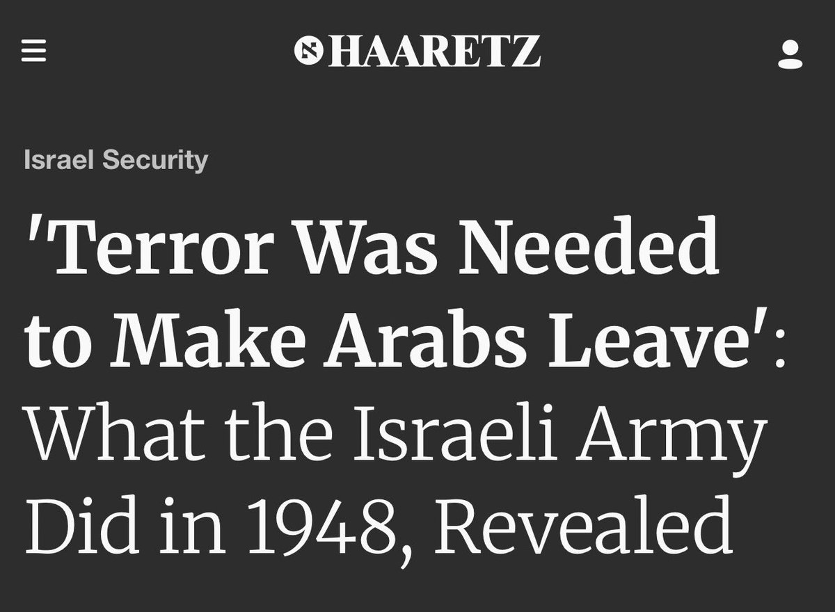 From newly uncovered documents: “The area is to be cleansed of Arabs…every Arab who will be met with is to be annihilated.”

Does Western media plan to ignore this?