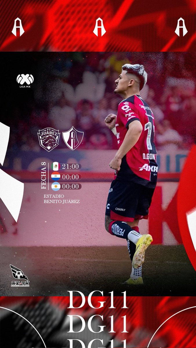🇵🇾🔥 NOCHE DE LIGA MX 🔥🇲🇽
Diego González vuelve a escena en una nueva jornada del fútbol mexicano.
Compromiso, intensidad y mentalidad competitiva en cada minuto.
⚔️ FC Juárez 🆚 Atlas
📍 Estadio Benito Juárez
