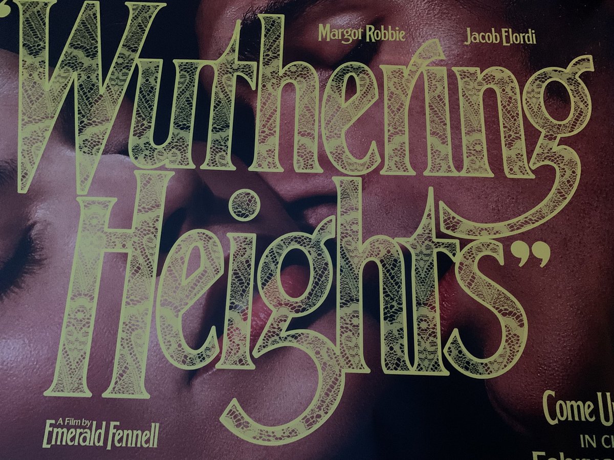 From Friday 6th March we are showing “Wuthering Heights” ❤️

Thank you to <a href="/WetherbyCinema/">Wetherby Cinema</a> for kindly letting us have two large posters to promote the film 🎬