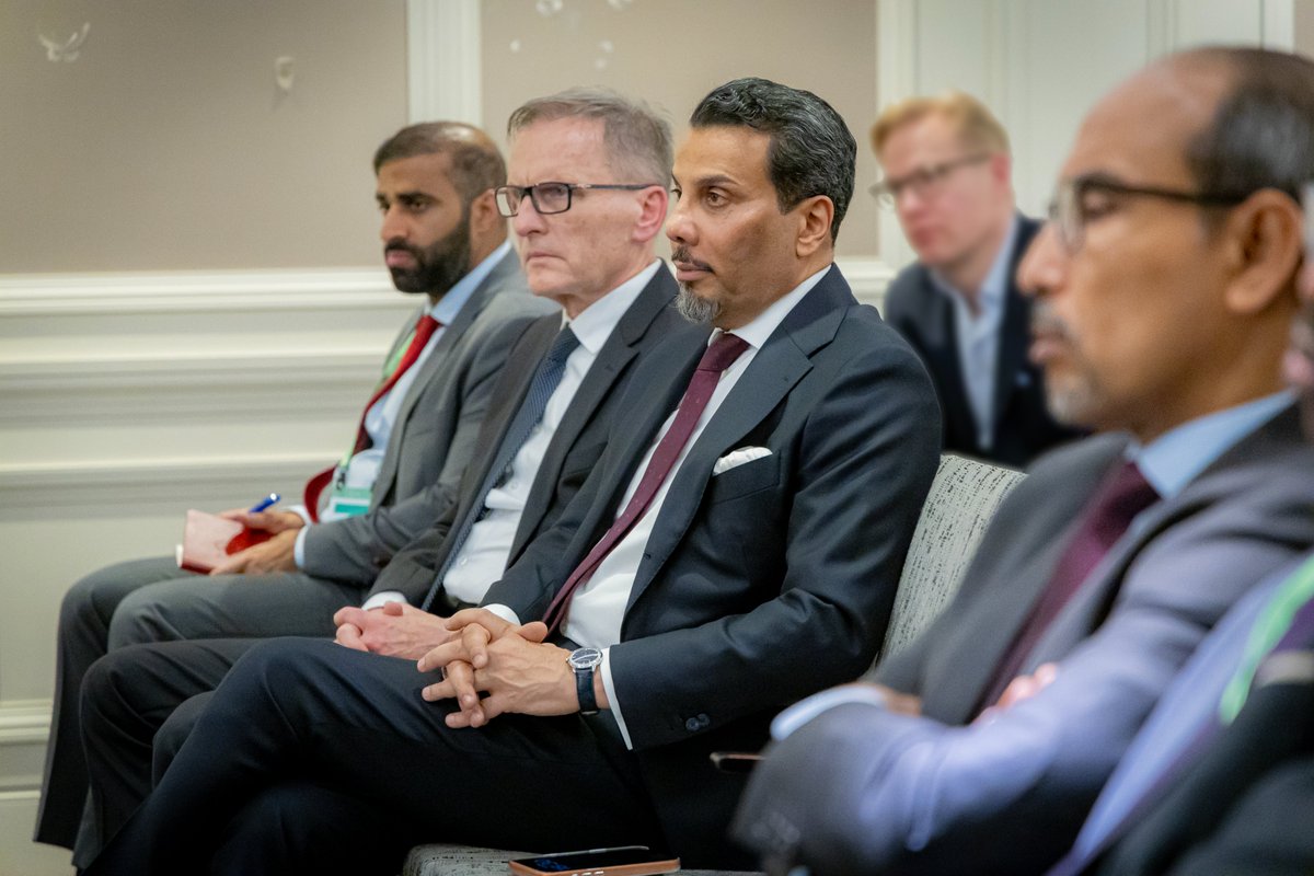 DivanCentre's tweet photo. The region is at a critical crossroads.
The choice is clear: peace over escalation.
Qatar calls on the international community to safeguard mediation tracks — not undermine them. 🤝🕊️ (5/5)
#MOFAQatar #DiplomacyInAction #MSC2026 https://t.co/p42vIWc2ty
