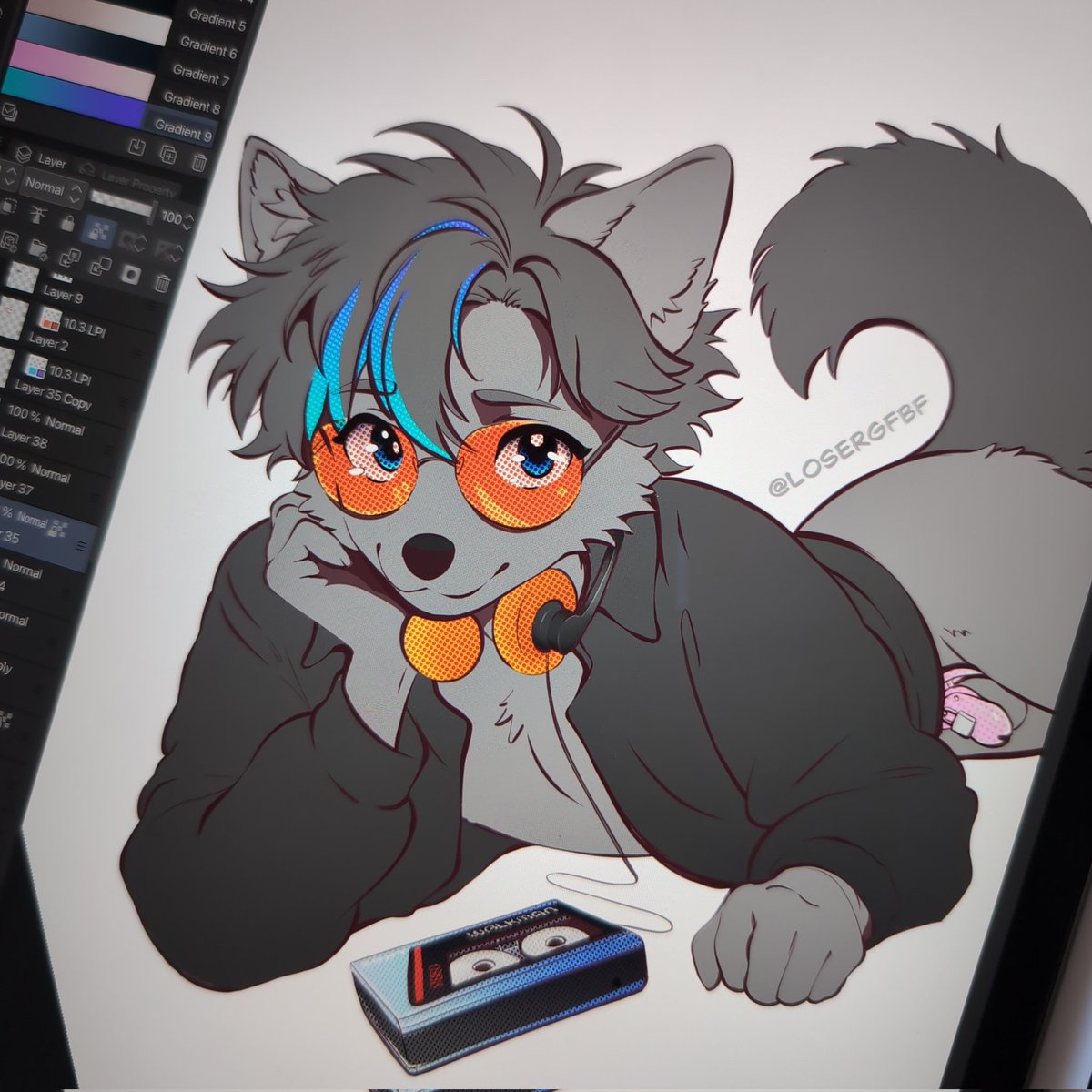 This is still my fav pic I really wanna do more 80s furries