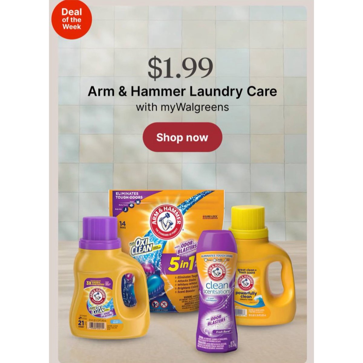 Another Arm &amp; Hammer deal if you want to buy online and pickup in store! 👉🏼 lindsayann.io/47cHA7u *ad