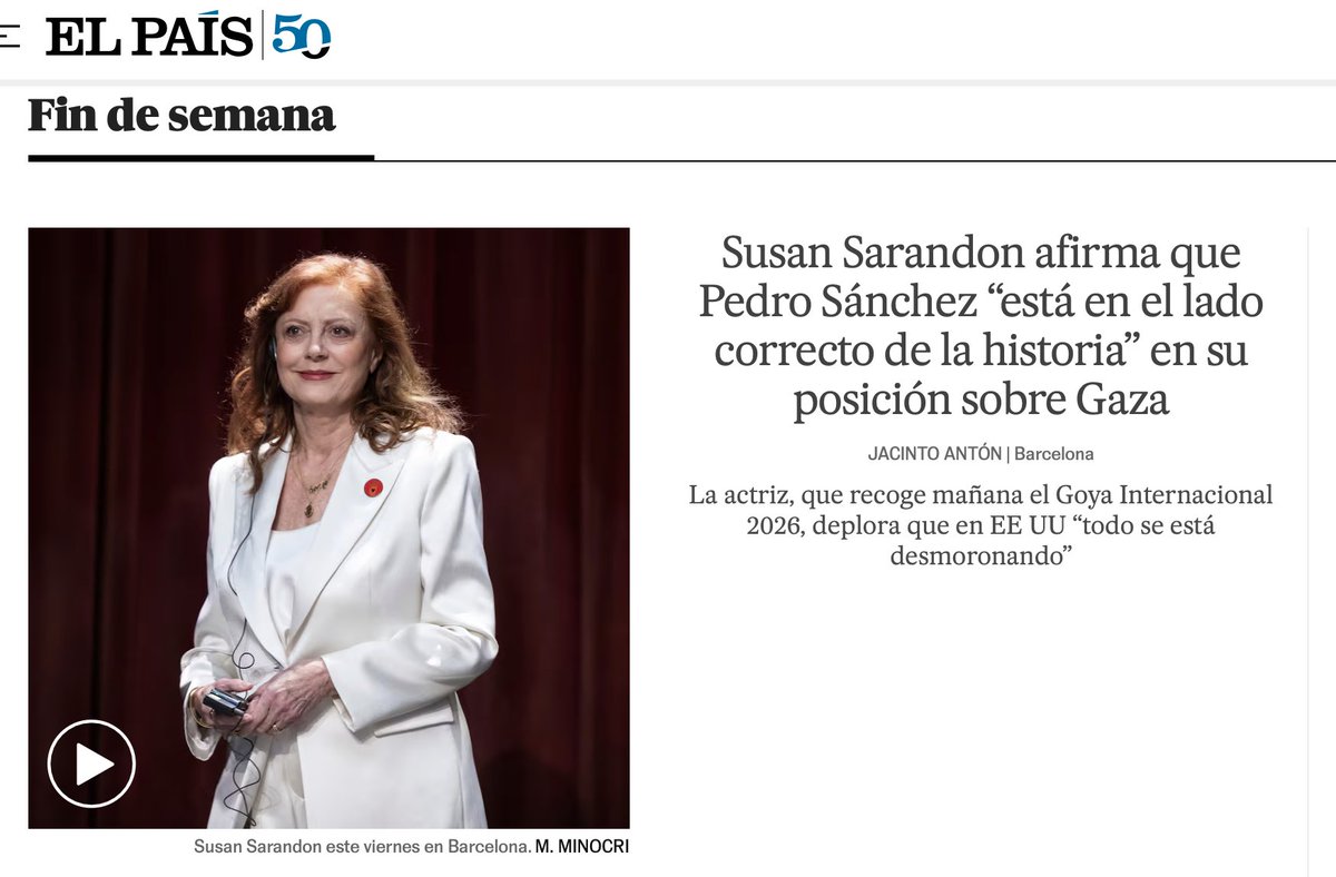 zuribia's tweet photo. "... Y al ser preguntada por el cine vasco de los últimos años, la actriz reconocía que no había estado muy pendiente, pero que recordaba ver imágenes de mujeres con fotos de sus maridos pidiendo el acercamiento a las cárceles del País Vasco...". 
👇
Eskerrik asko @SusanSarandon https://t.co/6VjWlQdsLW