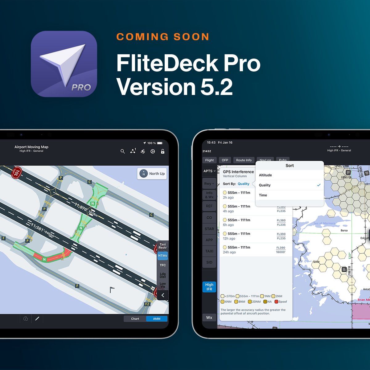 Jeppesen ForeFlight tweet media