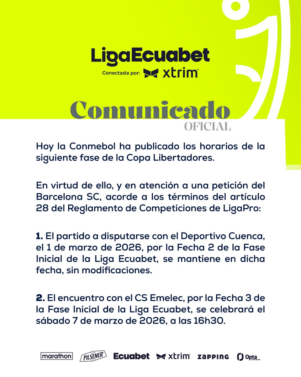 Liga Ecuabet tweet media