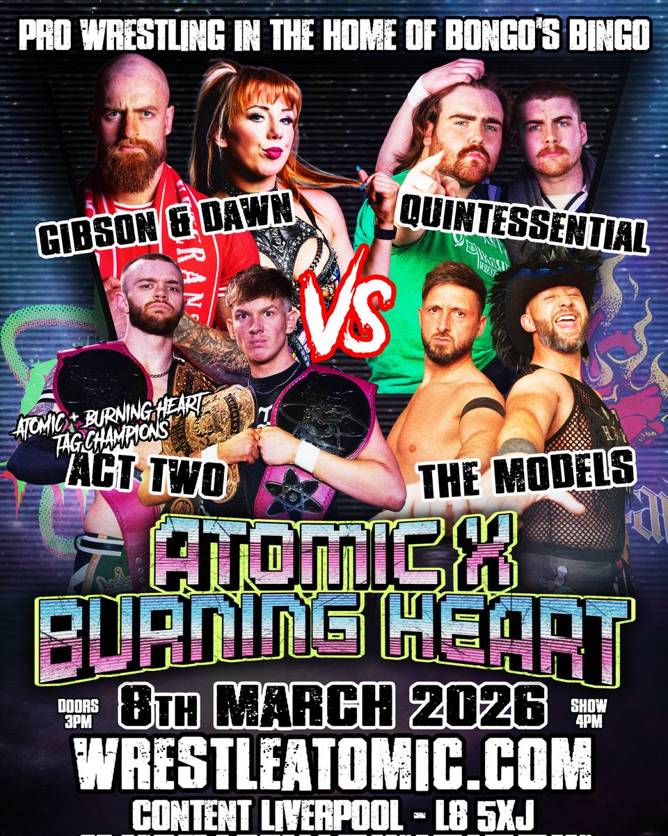 Atomic Pro Wrestling - 26th April NEXT SHOW tweet media