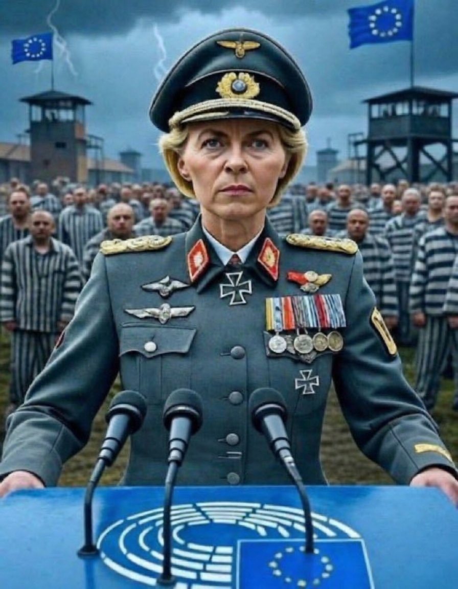 Remcobus1967's tweet photo. Als je nu nog steeds niet ziet dat we in een Europese dictatuur/dictocratie leven, dan heb je wel een hele dikke betonplaat voor je kop !
Von der Leyen negeert de stemmen van de Nationale Vergadering en het Europees Parlement door de onmiddellijke invoering van Mercosur te eisen, de grootste en oneerlijkste concurrentie voor Europese boeren. Deze unilaterale en gevaarlijke beslissing vormt een ernstige aanval op de democratie en de soevereiniteit van landen.