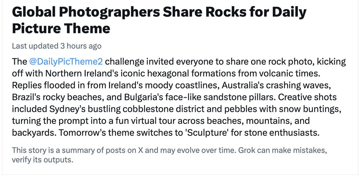 DailyPicTheme2's tweet image. 27 February #DPT #Rocks is tending thanks to all who contribute 😀
