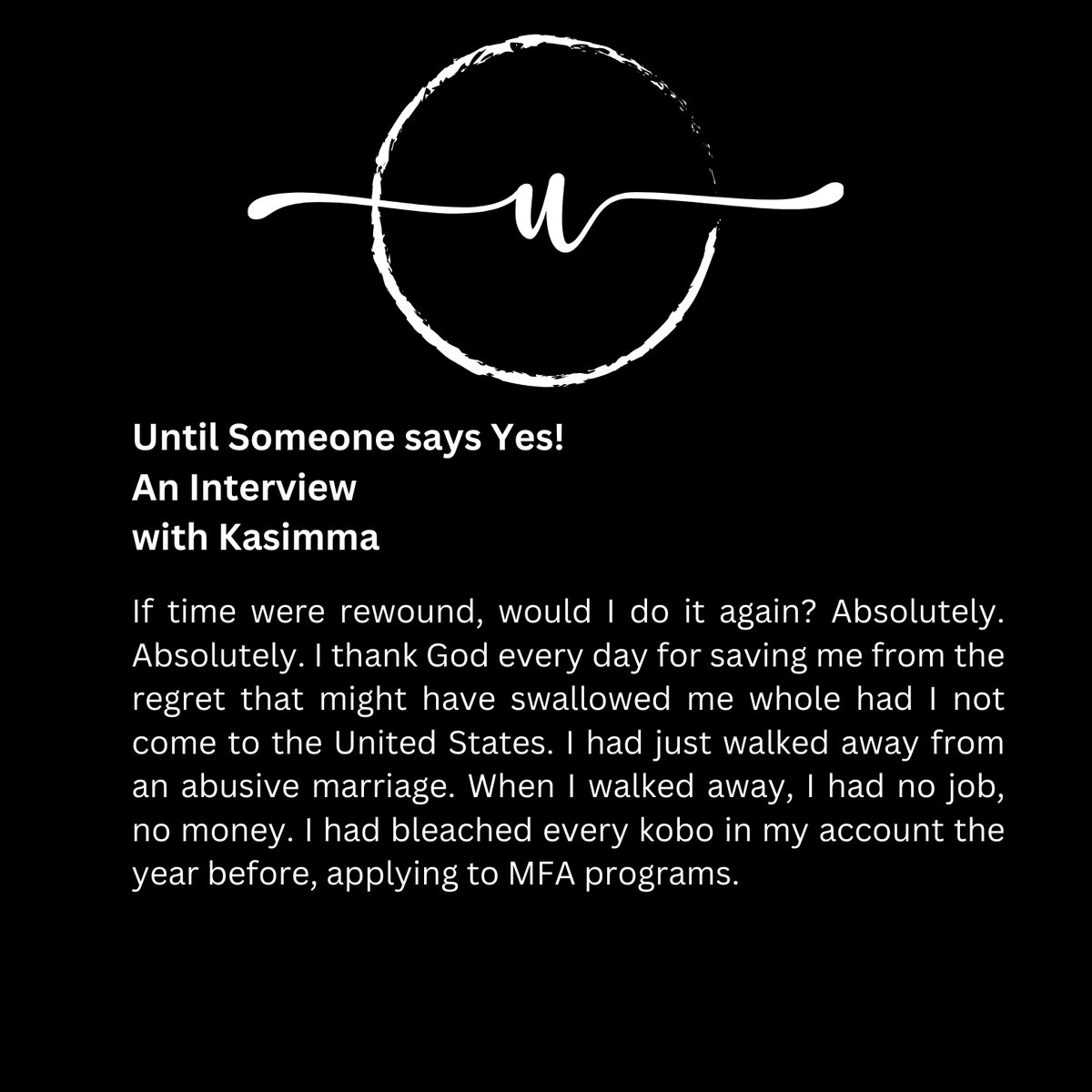 Ubwali Literary Magazine tweet media