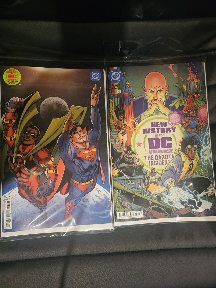 Got my copy of Secret history of the DC Universe the Dakota incident. These heroes are important! <a href="/JosephPIllidge/">Joseph P. Illidge</a>