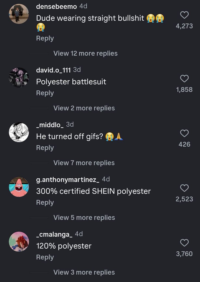 moisanites's tweet photo. LowTierGod posted photos of himself to promote his merch and proceeded to get absolutely grilled in his comment section 

😂😂😂😂 https://t.co/F9CGp3NYvu