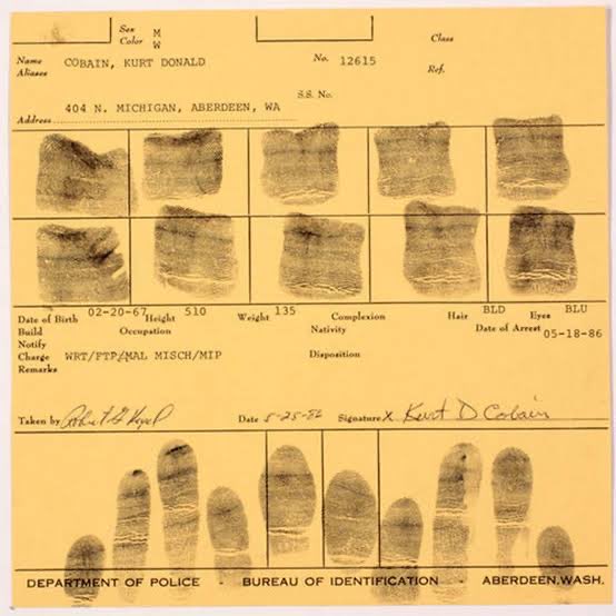 May 18, 1986
19 year old Kurt Cobain is arrested
for spray painting “God is gay.” #KurtCobain