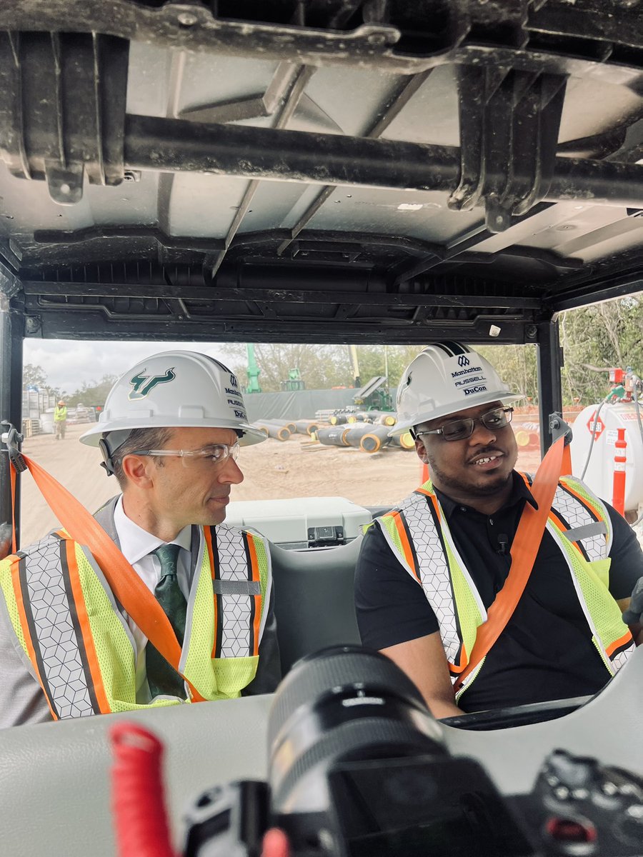 I had a great time speaking with USF CEO <a href="/RHiggins_USF/">Rob Higgins</a> today on campus. 

We even bumped into Jon Gruden 😁.

We talked facilities, rev-share, resources, the intent to compete on the P4 level, not shying away from expectations, and more.

Thanks for the hospitality Tampa!