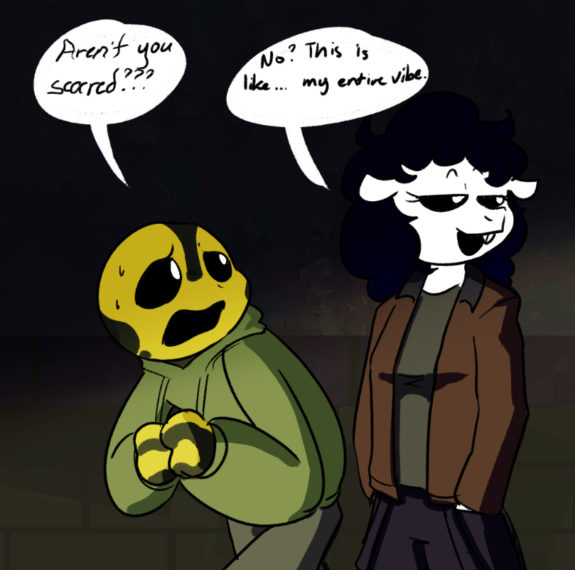 ACheeseFanatic's tweet photo. what if they had a van pt. 16
dandada dandadan dandada dandadan
#smilingcritters #withav #nightmarecritters https://t.co/zAv78aSbUe