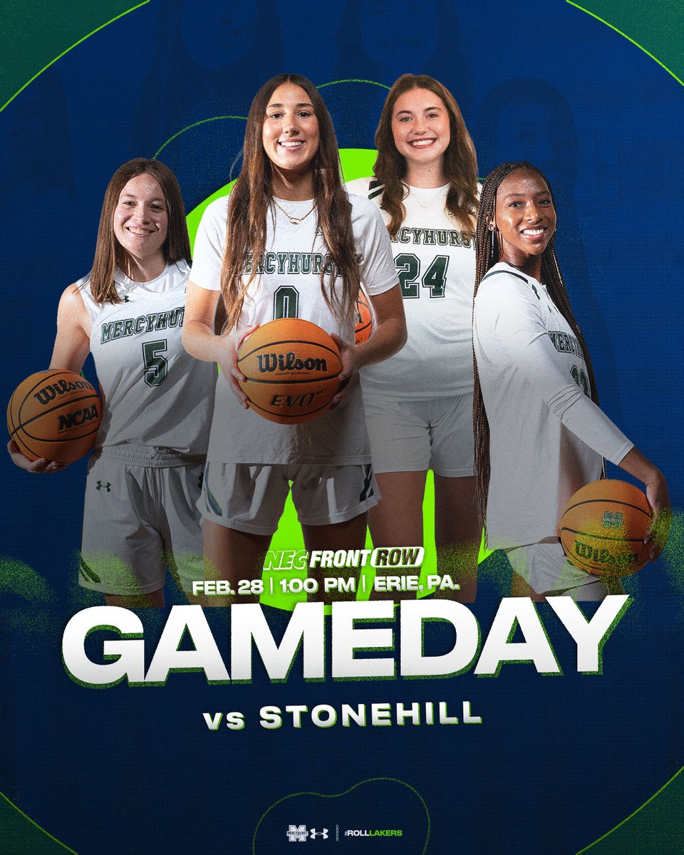 Last go-around‼️🗣️

🆚Stonehill
📍Mercyhurst Athletics Center
⏰1:00 PM
🎓Senior Day
📺necfrontrow.com/game/14078
📊bit.ly/2Icib5G

#RollLakers☘️