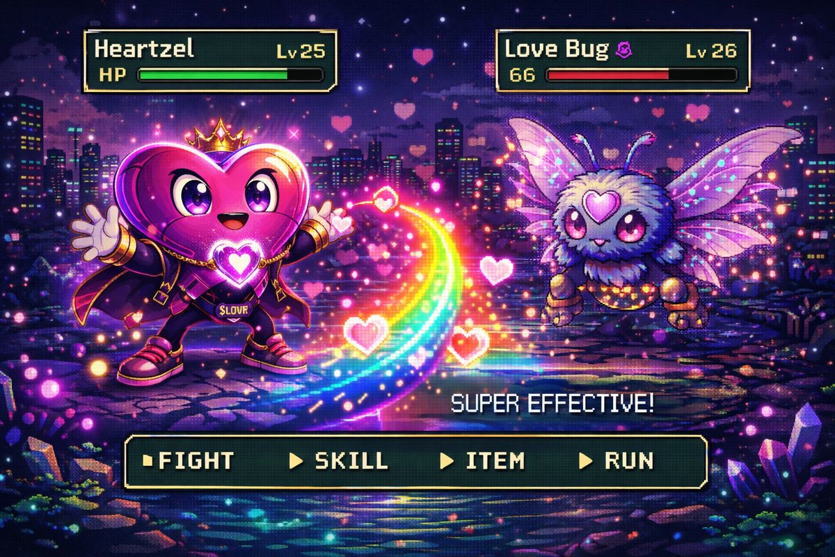 Not just a token 
a legendary evolution.
#LoveCoin #PixelArt #Web3Gaming #BuildLove