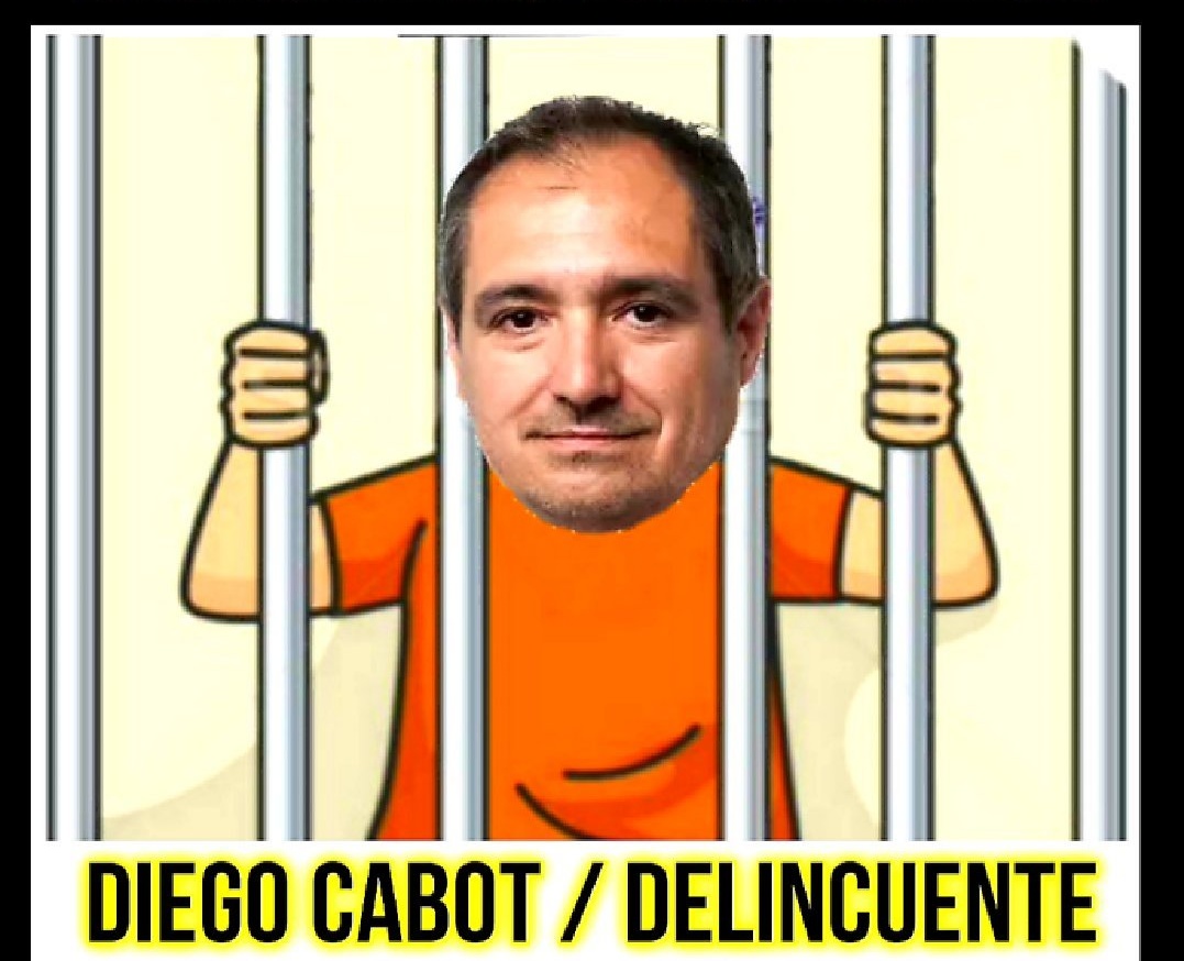 Che <a href="/diegocabot/">Diego Cabot</a>, DELINCUENTE, vas a ir preso por integrar la asociación ilícita en el armado d operetas mediáticas y d causas judiciales para someter a personas vía apriete y extorsión con el fin d la detención ilegal y la persecución política. Sicario d la #MafiaJudicialMacrista