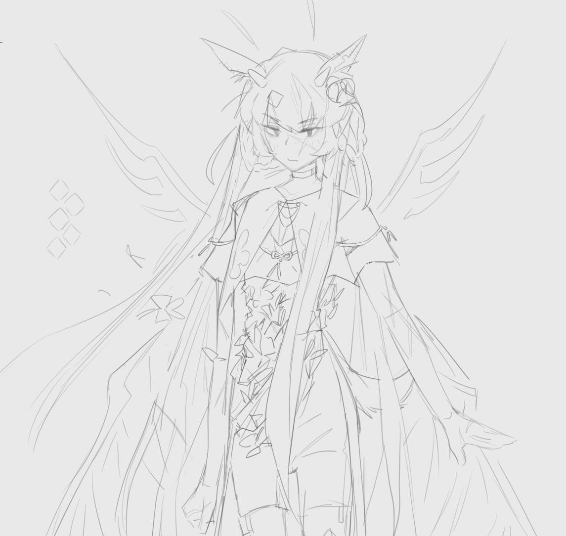 New sketch adoptable ✏️

#artmoots #smallartist #sketch