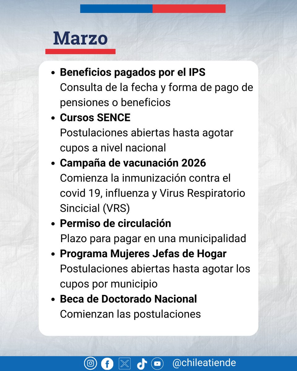 ChileAtiende Oficial tweet media