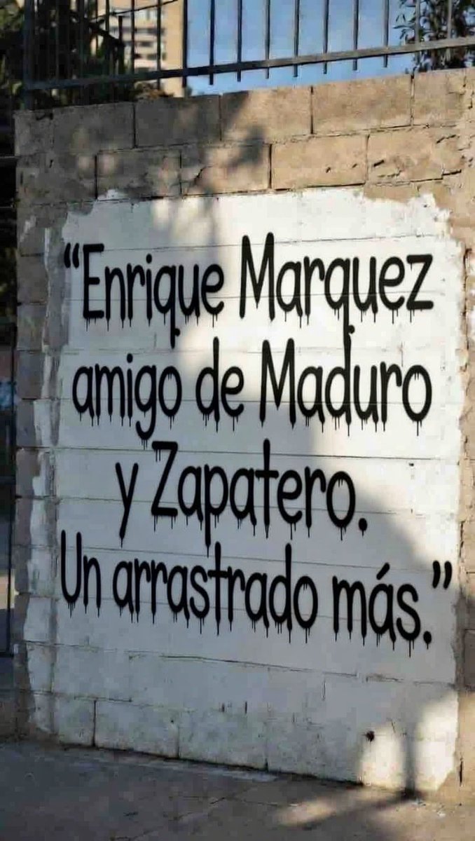 Con su Permiso <a href="/ENRIQUEMARQUEZP/">Enrique Márquez</a>  Sin más que Agregar..

Tenías 1% y yá llegaste al 0% a la SABANDIJA DE ZAPATERO lo Detestamos TODOS los Venezolanos....

Hasta aquí llegaste sea caen de su Pedestal Solitos BASURAS...
<a href="/TerepaimaTere/">Terepaima02HDP</a> 
@