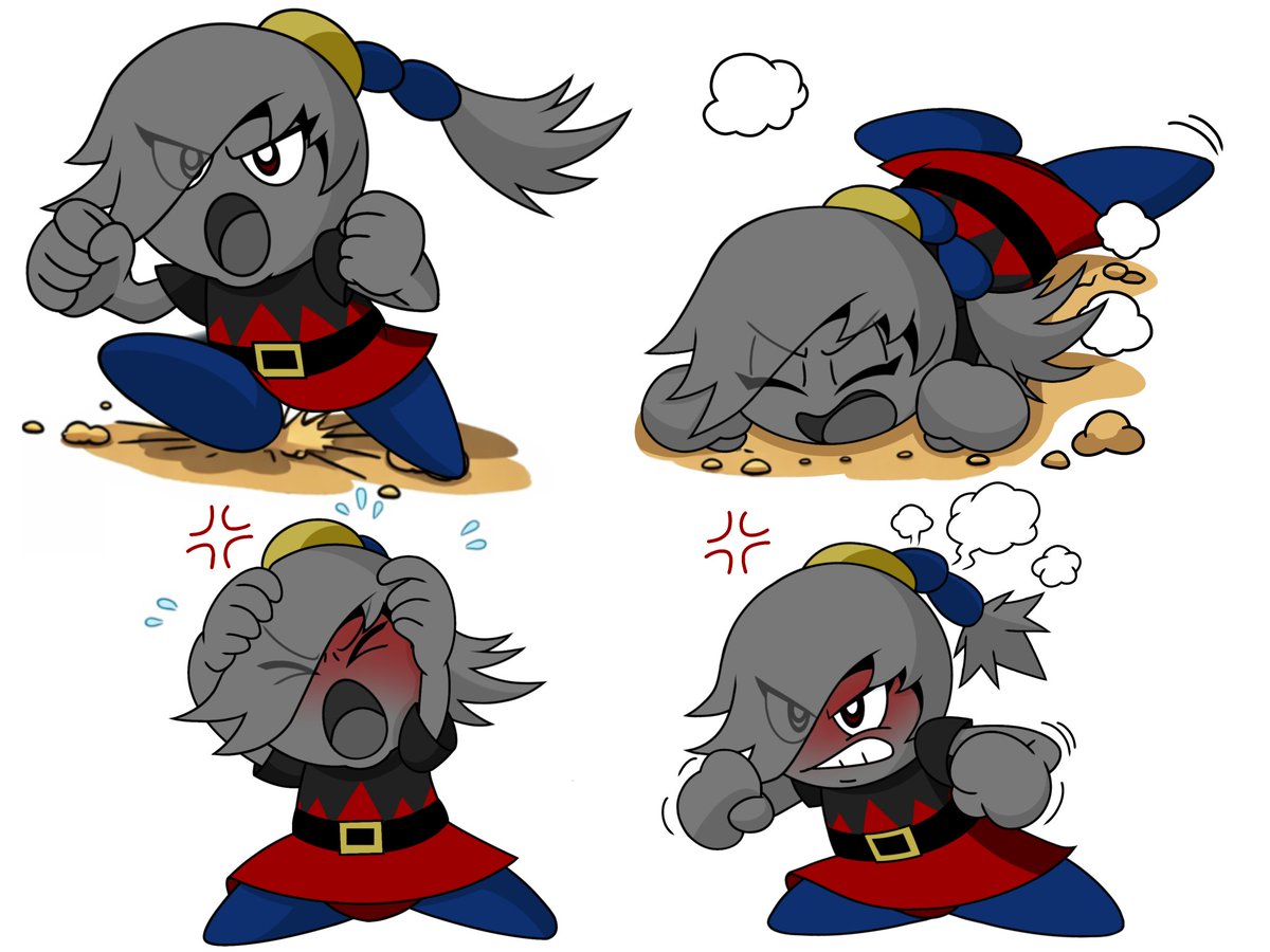 ER707_2023's tweet photo. Here's the colored version of my sketches, I hope you enjoy it... #Kirby #krbay #星のカービィ #tiff #fumu https://t.co/kOGh6fIK1K
