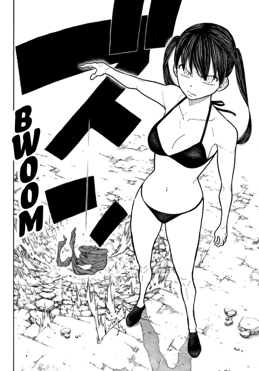 Hollow_Monocle0's tweet photo. The Iconic Tamaki panel has finally been animated!!! 

#FireForce #炎炎ノ消防隊 https://t.co/JAsgEHoOSB