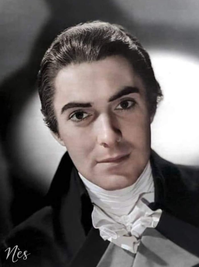 Tyrone Power rare shots from Marie Antoinette
