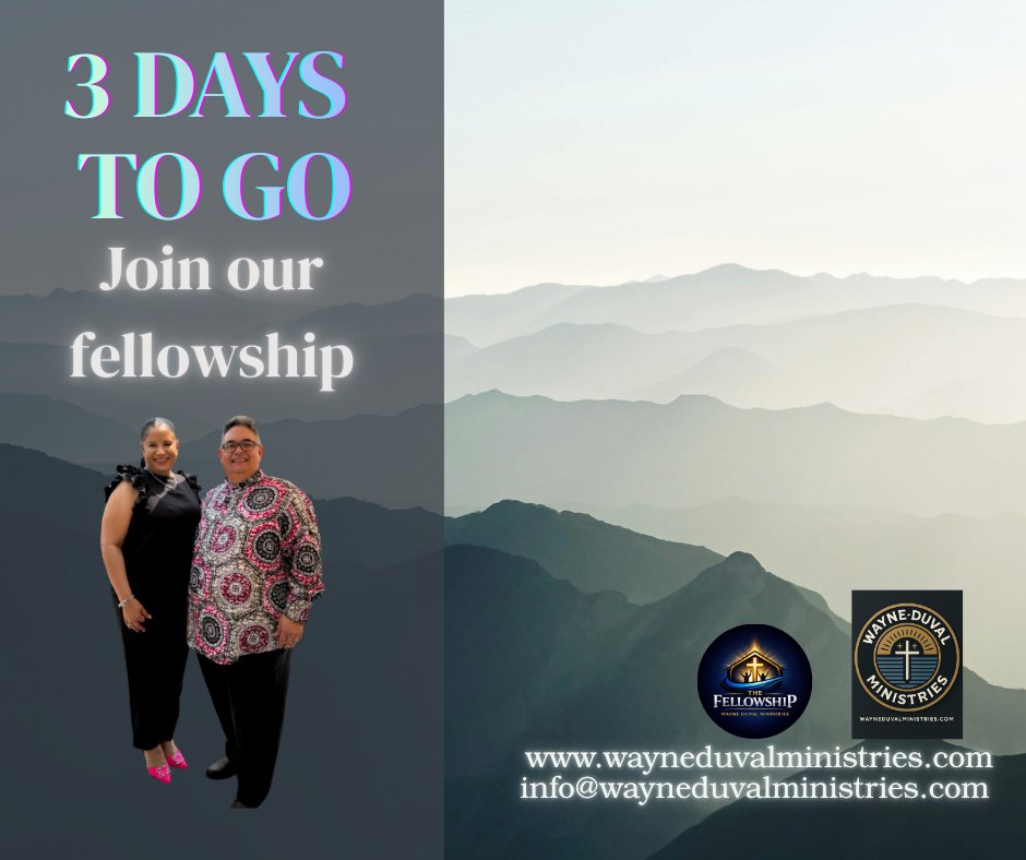 WayneMDuval's tweet image. 3 Days to Go…

Years from now, we’ll look back and remember this day.

The first Fellowship.
The first message.
The first foundation laid.

Be part of the beginning.

1 March | 9AM

#3DaysToGo #FoundingMoment #TheFellowship