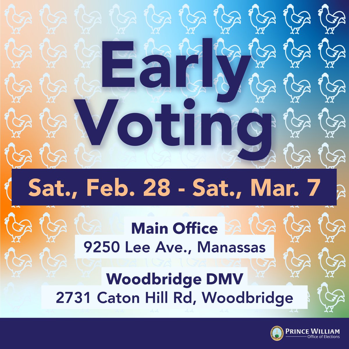 Prince William County Office of Elections tweet media