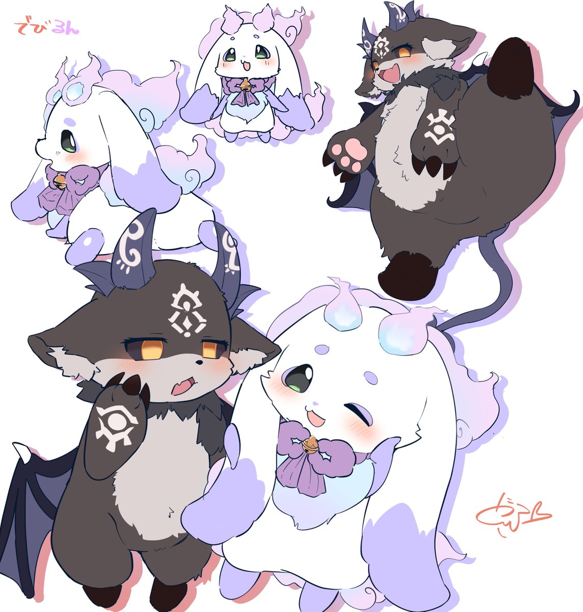 #今月描いた絵を晒そう
落書きばっか