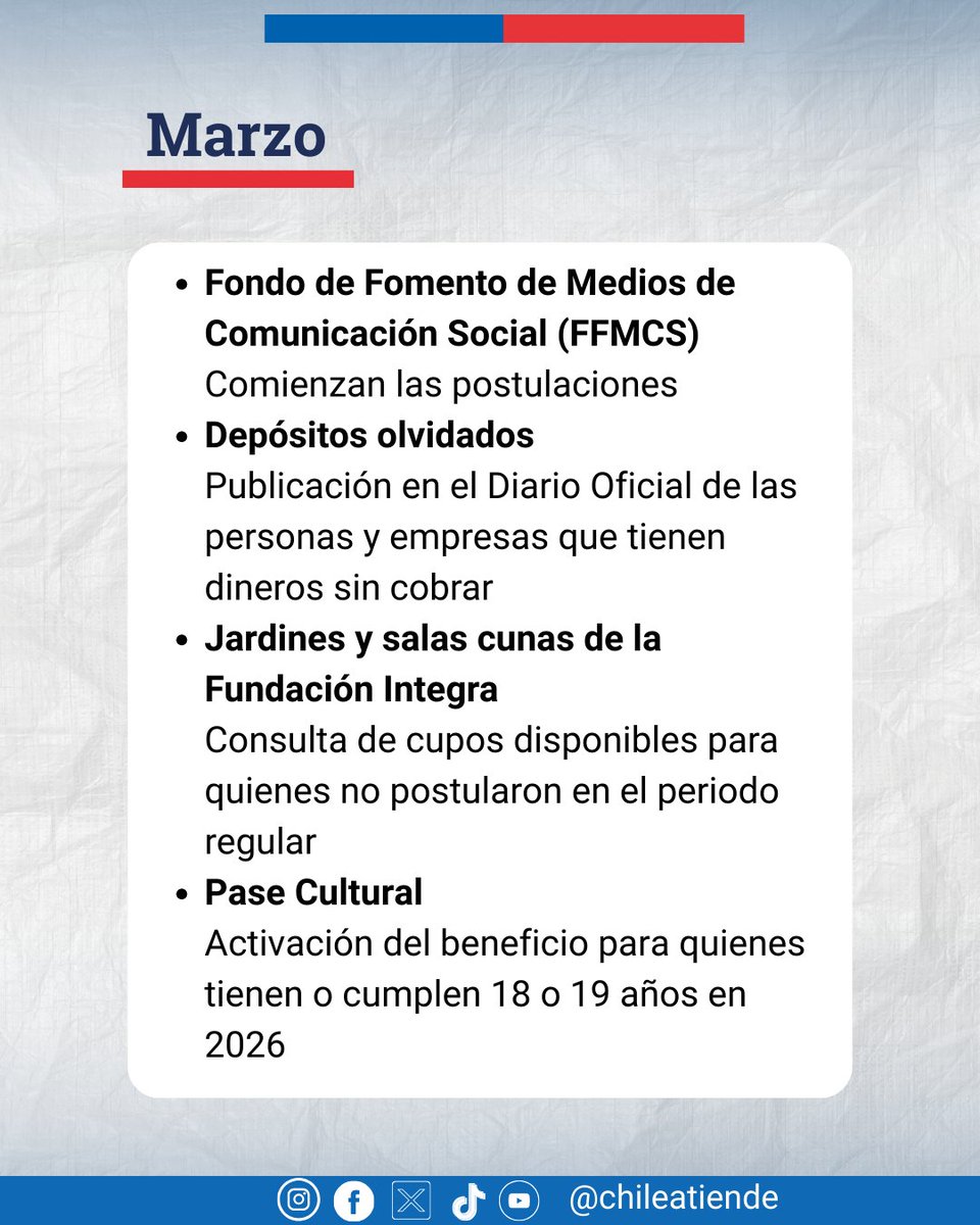 ChileAtiende Oficial tweet media