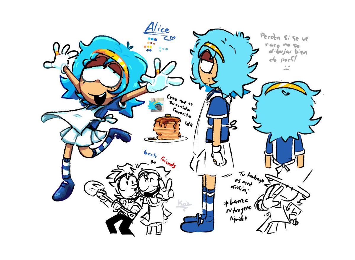 otro oc bien azul aca bien pituf- no espera no tiene piel azul pero bueno #oc #ocart