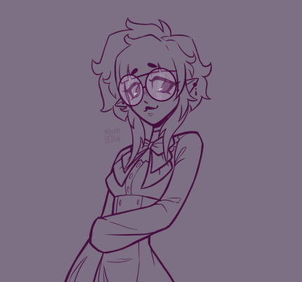 NyomiLeigh's tweet photo. sweet darlin~ 🪻💜✨

[ #artwip / #ocsky / #badrep ] https://t.co/OhEvf43rnq