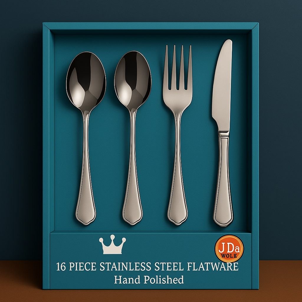 thekitchenready's tweet image. 16-Piece Luxury Premium Silverware Dinnerware Tableware Set for Home - Stainless Steel Flatware Service for 4 with Forks, Knives, Spoons

kitchen-ready.com/16-piece-luxur…

kitchen-ready.com

#kitchenstore #KitchenEssentials #kitchensupplies #knowledge