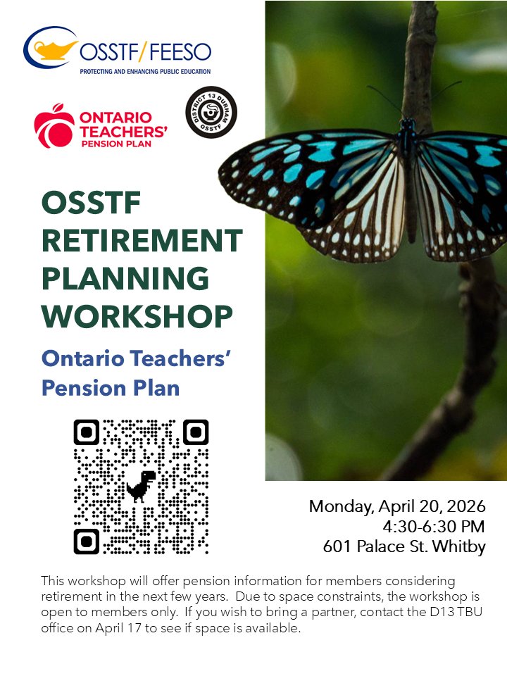 District 13 OSSTF tweet media