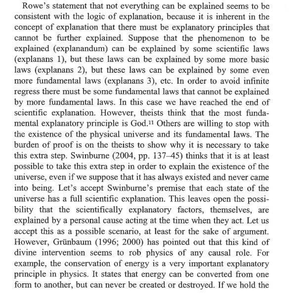 An excellent discussion of why Theism lacks explanatory power from a ...