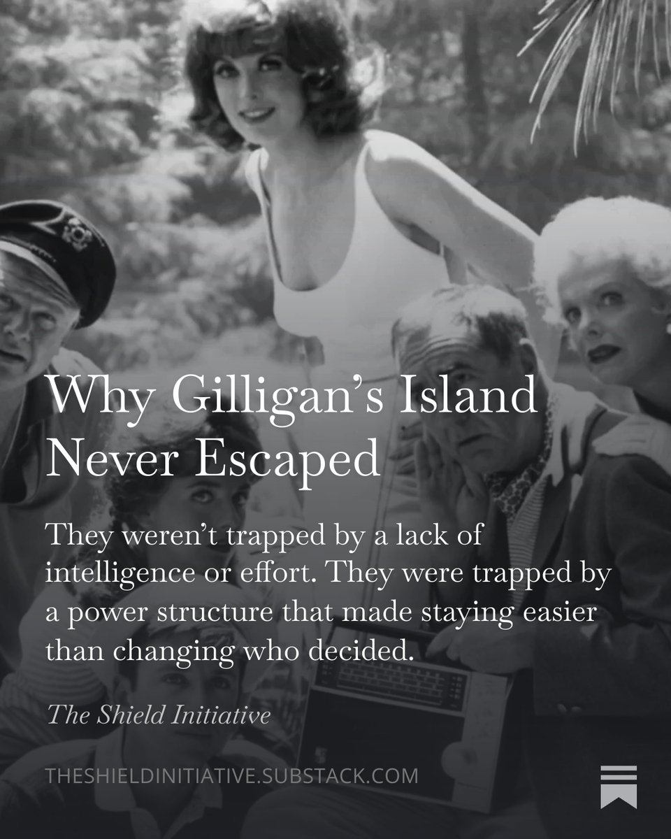 The_Shield_co's tweet photo. Most organizations don’t fail because they lack intelligence. They fail because intelligence is trapped inside structures designed to preserve comfort, not change.

See the link in the comments for the full essay.

#leadership #governance #powerstructures #theshieldinitiative https://t.co/m4Ozz2iKZk