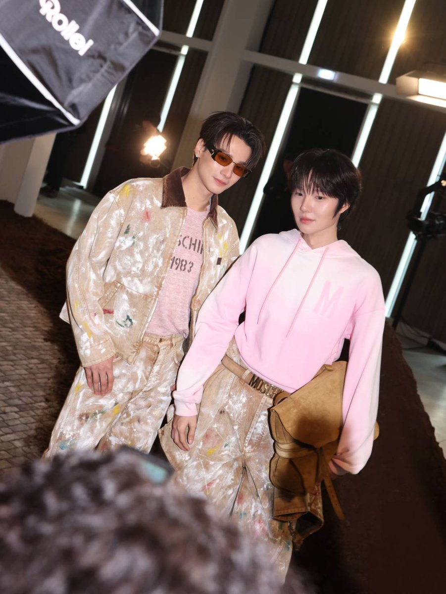 A moment of creative synergy. 

<a href="/harit_keng/">Harit_keng (DuckMan 🦆)</a> and <a href="/nampingnapat/">Namping</a> with Moschino Creative Director, Adrian Appiolaza at the MOSCHINO MILAN FASHION WEEK 2026. ✨️

KENG NAMPING IN MFW26
#MOSCHINOXKENGNAMPING
<a href="/Moschino/">Moschino</a> #MoschinoFW26
#Moschino #MFW