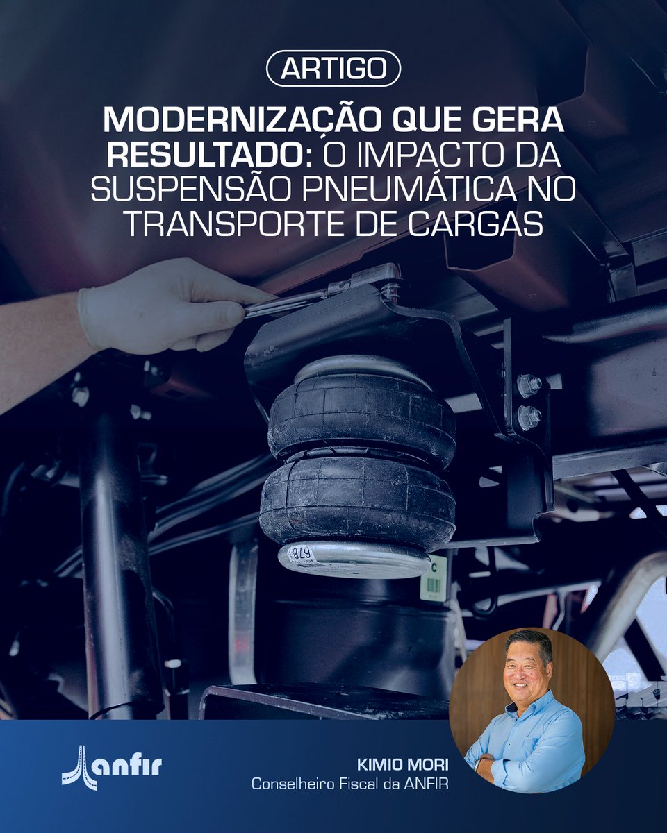 Anfir45's tweet photo. A ampliação do uso da suspensão pneumática pode elevar os padrões de segurança. 

No novo artigo, a ANFIR analisa os benefícios da tecnologia e a proposta de incentivo de 5% no PBTC para implementos equipados com esse sistema.

Acesse pelo link nos comentários! https://t.co/m2VIozBGop