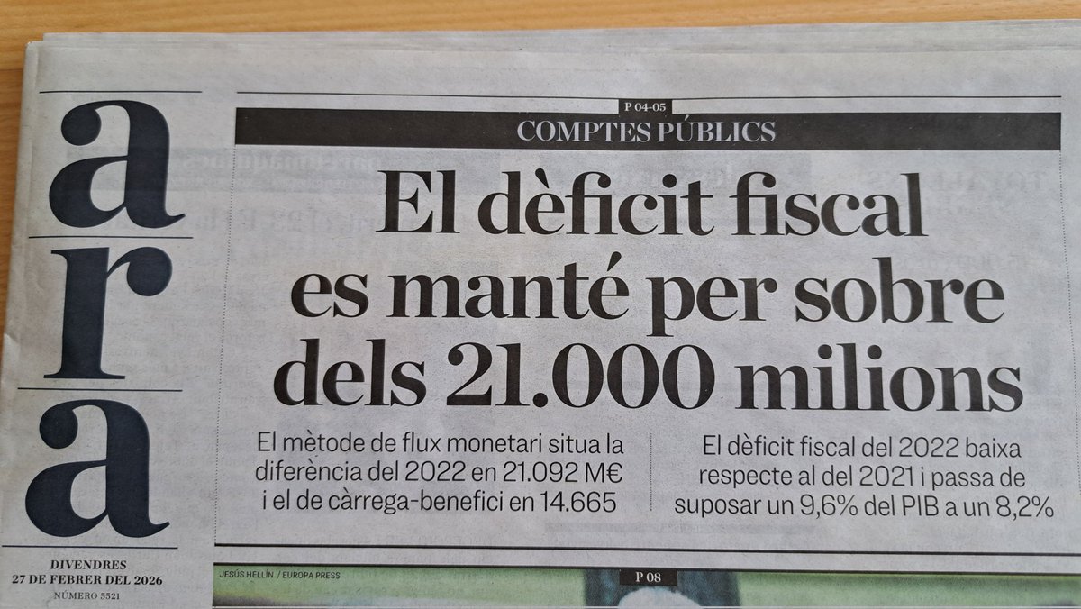 Image for the Tweet beginning: Aquest nivell d'espoliació és nivell