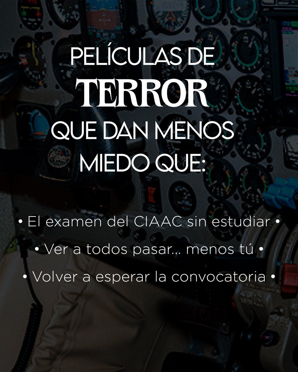From_TheCockpit's tweet photo. El tiempo vuela… y tú también deberías estar volando hacia tu licencia. 

Nuestro #Curso #ACECIAAC te prepara con estrategia y enfoque. Pregunta por próximo inicio. 👉 56 1165 4686

#CIAAC #PilotTrainingCenter #LicenciaPilotoComercial #FromTheCockpit #ACECIAAC #CDMX https://t.co/wQdo2Y7kPg