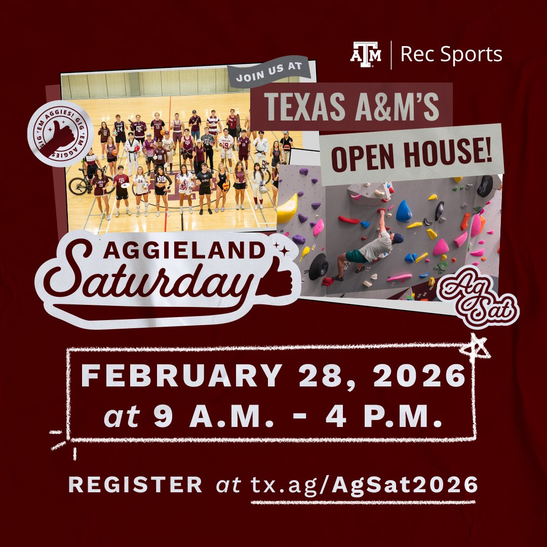 Texas A&M Rec Sports tweet media