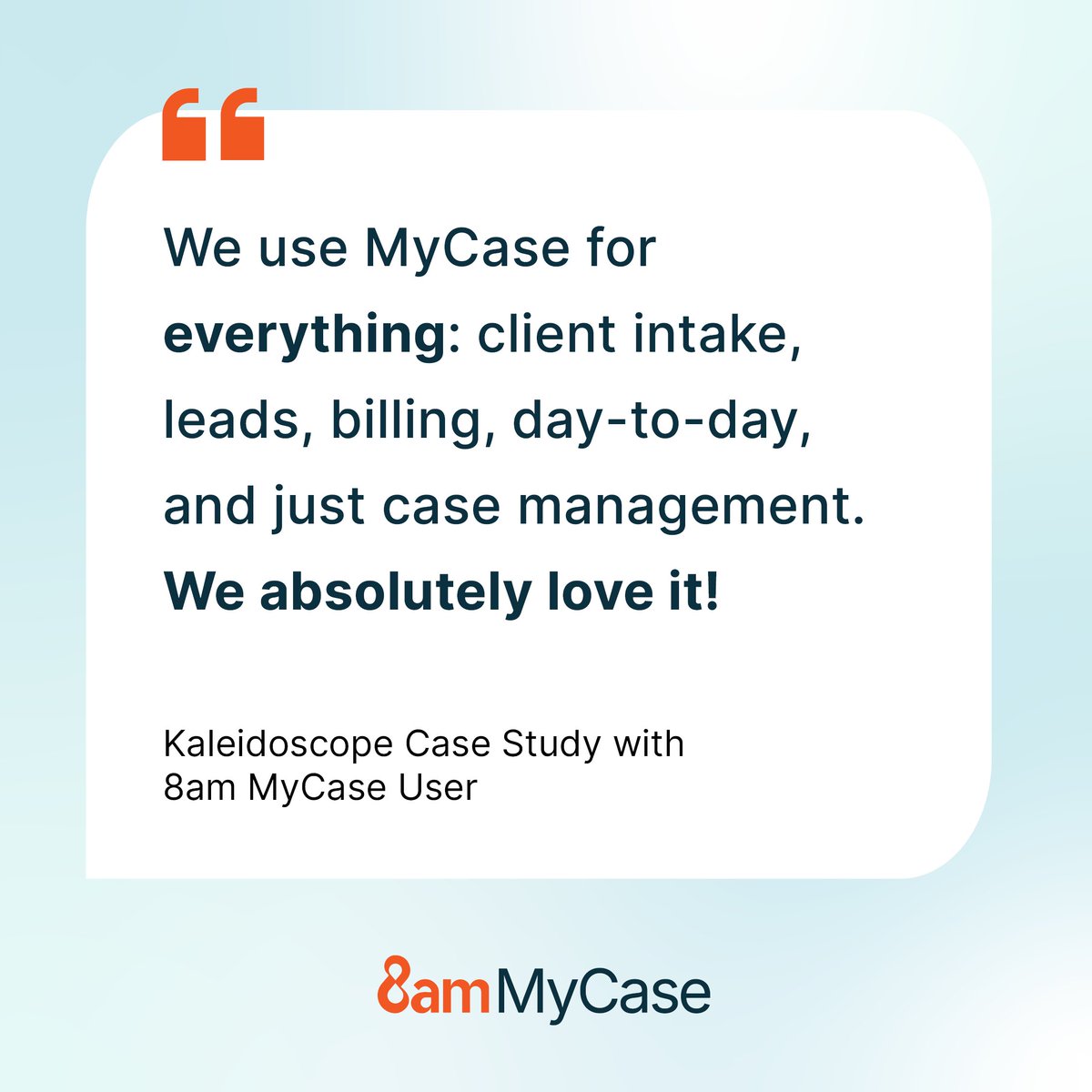 8am MyCase tweet media