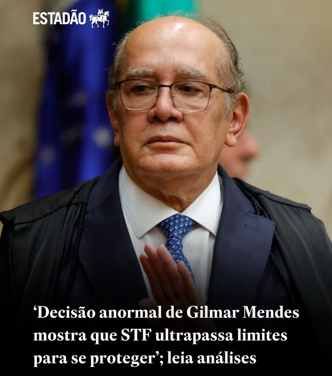 “Anormal” é eufemismo do Estadão. A decisão de hoje é absurda, ilegal, esdrúxula, abusiva… como diz um amigo, o que se pratica atualmente no STF não é o direito ou a hermenêutica constitucional, mas um autêntico MMA jurídico, onde vale tudo na defesa dos seus interesses